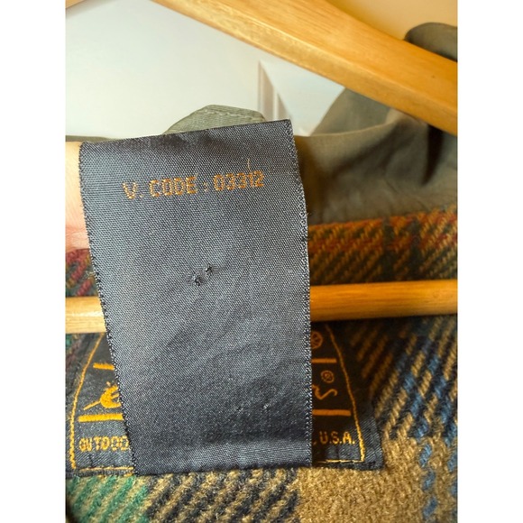 VINTAGE Eddie‎ Bauer Mens Mountain Parka Wool Lined Jacket Outdoor Size L - Picture 5 of 10